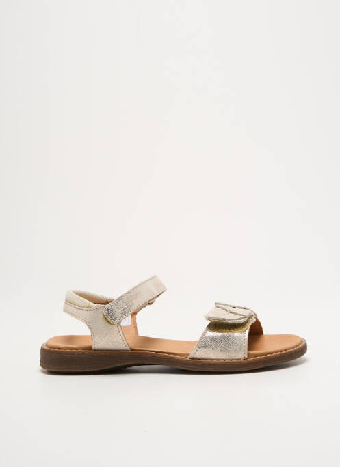 Sandale/Pantofi decupați auriu FRODDO fată