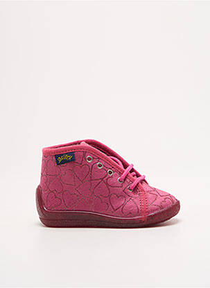 Papuci/Pantofi de casă roz BELLAMY fată