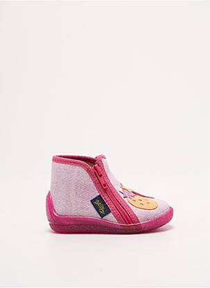 Papuci/Pantofi de casă roz BELLAMY fată