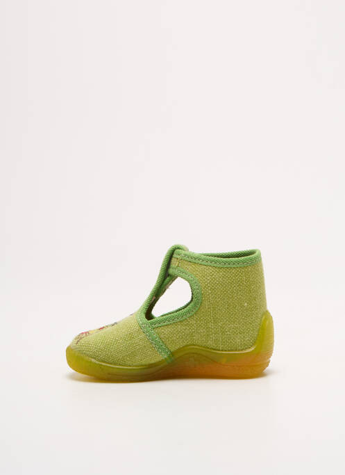Papuci/Pantofi de casă verde BELLAMY fată