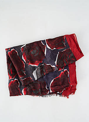 Eșarfă țesătură poplin roșu PAUL SMITH femeie