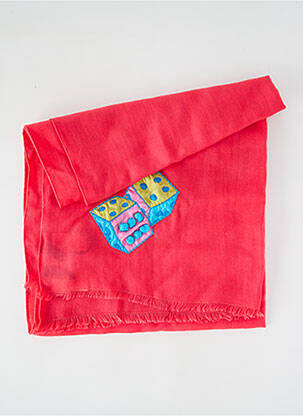 Eșarfă roz PAUL SMITH femeie