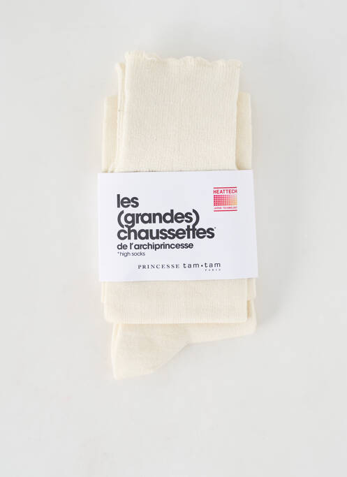 Șosete bej PRINCESSE TAM-TAM femeie