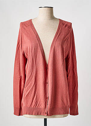 Vestă cu mâneci lungi roz FINE PARIS femeie