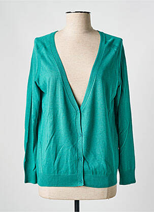 Vestă cu mâneci lungi verde FINE PARIS femeie