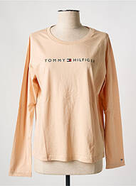 Tricou mâneci lungi mâneci lungi roz TOMMY HILFIGER femme
