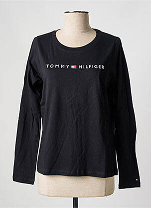 Tricou mâneci lungi mâneci lungi negru TOMMY HILFIGER femeie