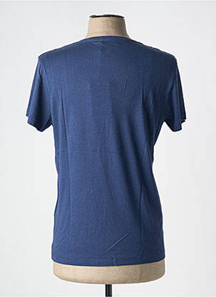 Tricou elasticitate mâneci scurte albastru DE FURSAC bărbat
