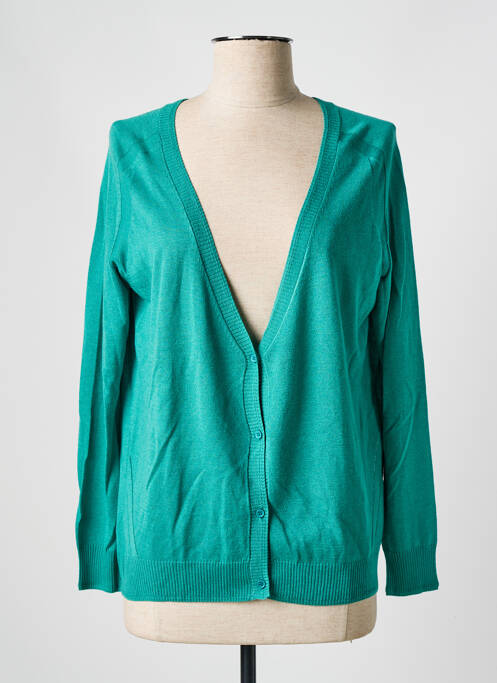 Vestă cu mâneci lungi verde FINE PARIS femeie