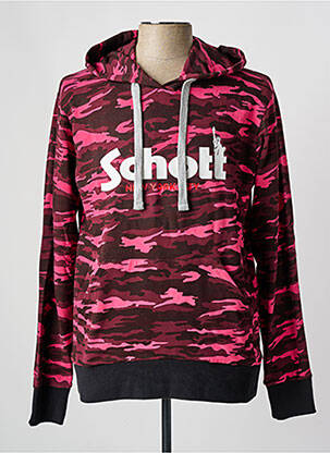 Hanorac cu glugă roz SCHOTT bărbat