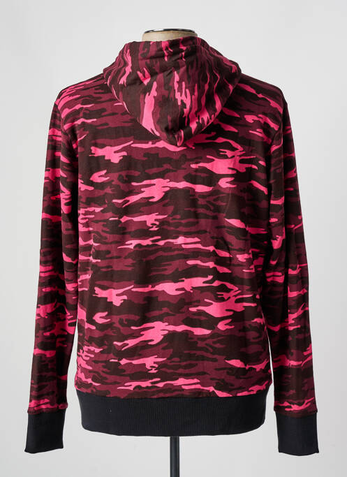 Hanorac cu glugă roz SCHOTT bărbat