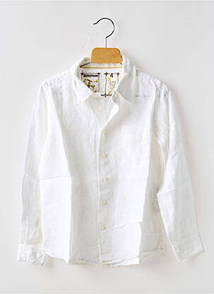 Cămașă cu mâneci lungi alb EUROPANN băiat