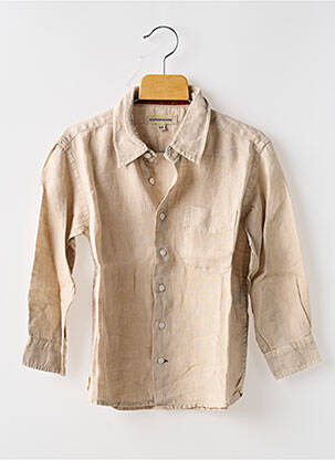 Cămașă cu mâneci lungi bej EUROPANN băiat