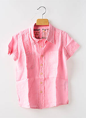Cămașă cu mâneci scurte roz EUROPANN băiat