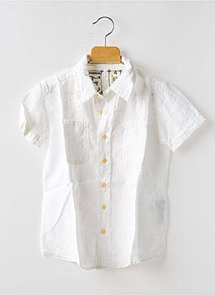 Cămașă cu mâneci scurte alb EUROPANN băiat