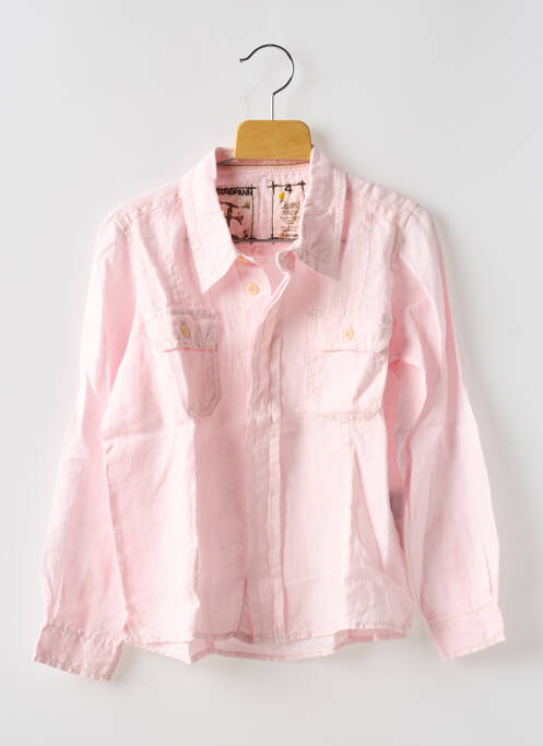Cămașă cu mâneci lungi roz EUROPANN băiat