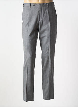 Pantalon chino țesătură melanj talie înaltă gri FACONNABLE bărbat