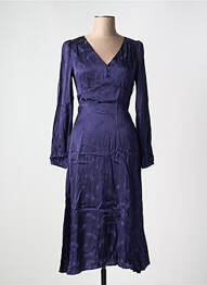 Rochie lungă mâneci lungi mâneci lungi albastru KING LOUIE femeie
