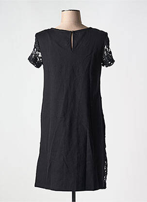 Rochie scurtă mâneci scurte mâneci scurte negru TEDDY SMITH femeie