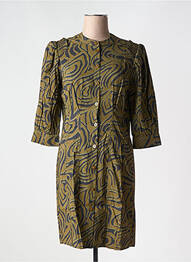 Rochie scurtă mâneci 3/4 mâneci 3/4 verde SCOTCH & SODA femeie