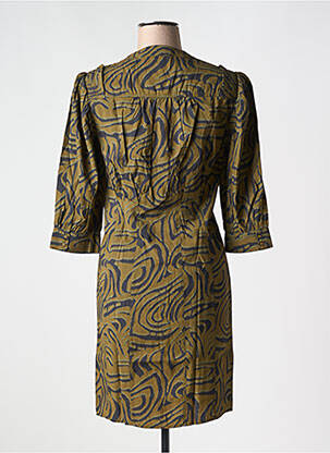 Rochie scurtă mâneci 3/4 mâneci 3/4 verde SCOTCH & SODA femeie