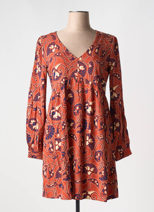 Rochie scurtă maro KING LOUIE femeie