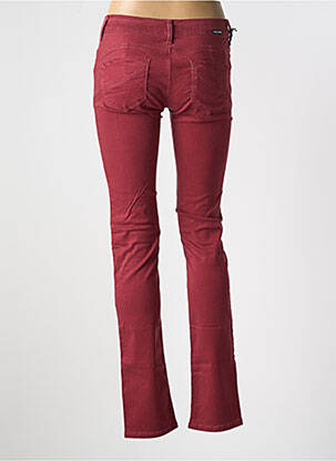 Pantalon slim buzunare roșu TEDDY SMITH femeie