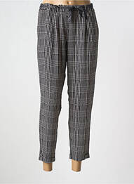 Pantalon 7/8 talie elastică negru PLEASE femme