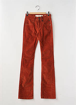 Pantalon drept portocaliu FREEMAN T.PORTER femeie