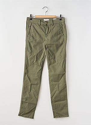 Pantalon slim buzunare verde HAPPY femeie