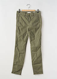 Pantalon slim buzunare verde HAPPY femeie