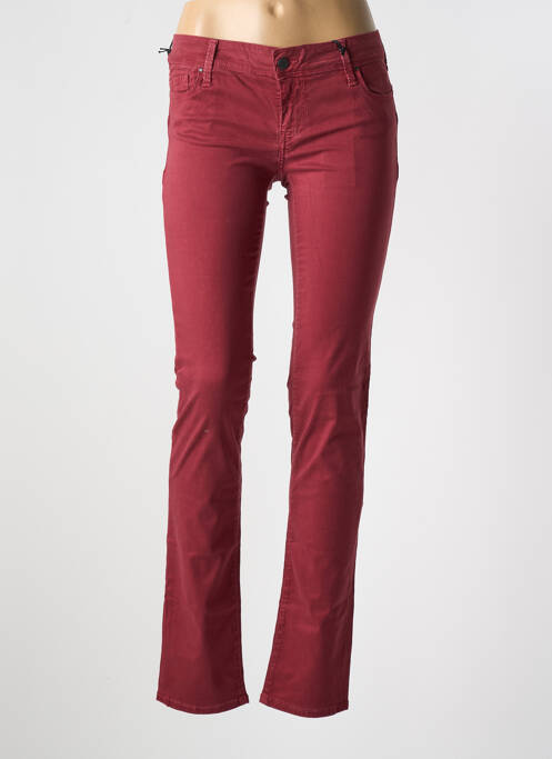 Pantalon slim roșu TEDDY SMITH femeie