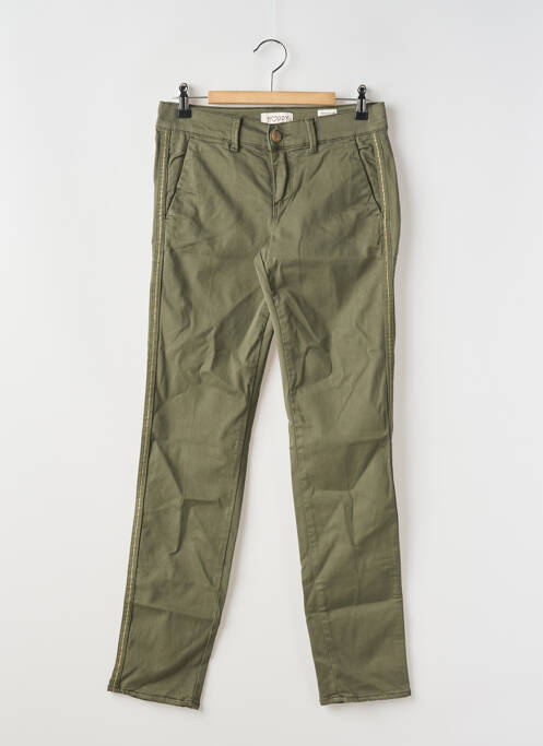 Pantalon slim verde HAPPY femeie