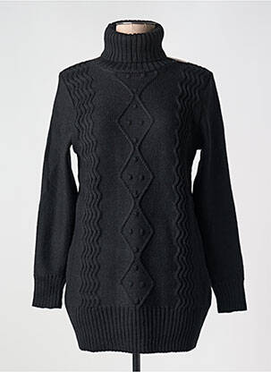 Pulover tunică negru DUGER femeie