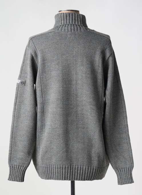 Pulover cu guler înalt gri DUGER femeie