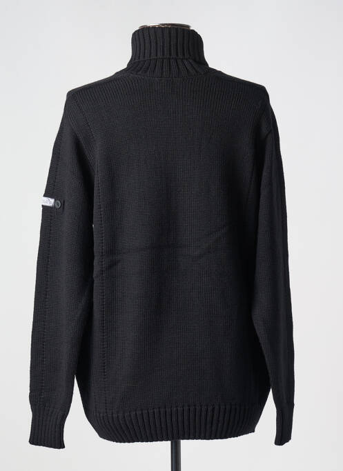 Pulover cu guler înalt negru DUGER femeie