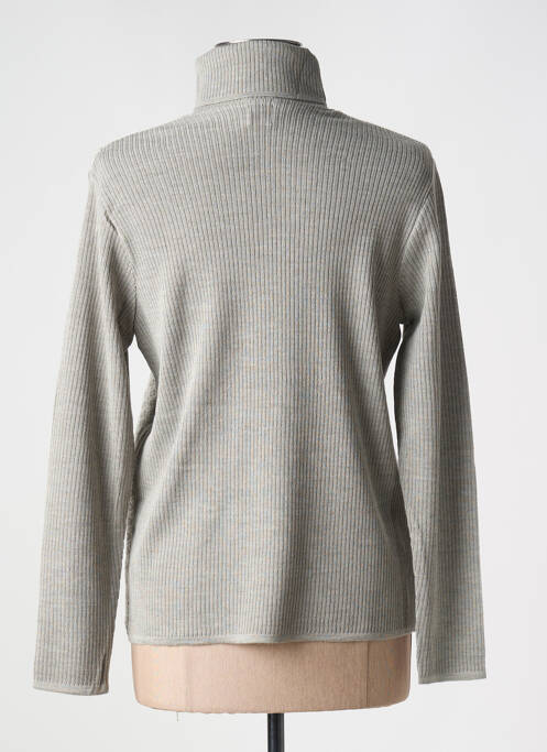 Pulover cu guler înalt gri deschis DUGER femeie