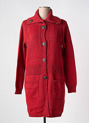 Vestă cu mâneci lungi roșu DUGER femeie