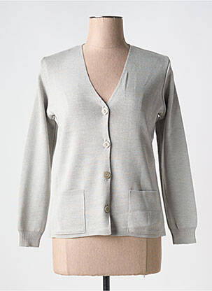 Vestă cu mâneci lungi gri DUGER femeie