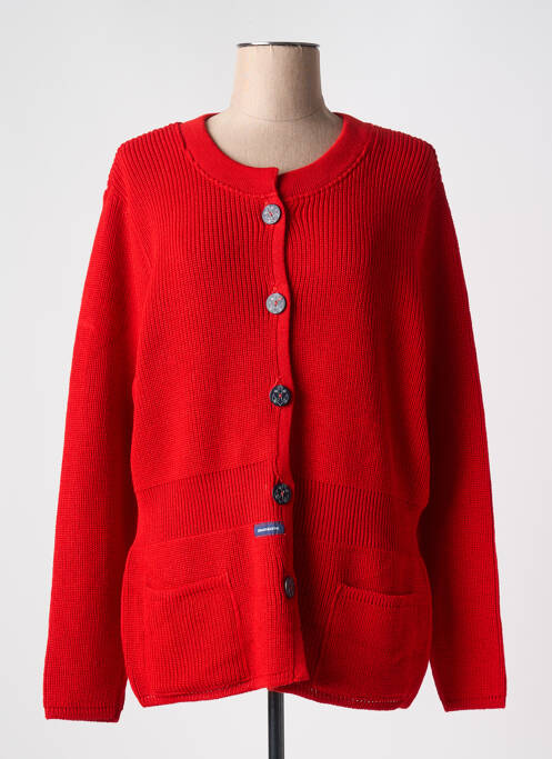 Vestă cu mâneci lungi roșu DUGER femeie