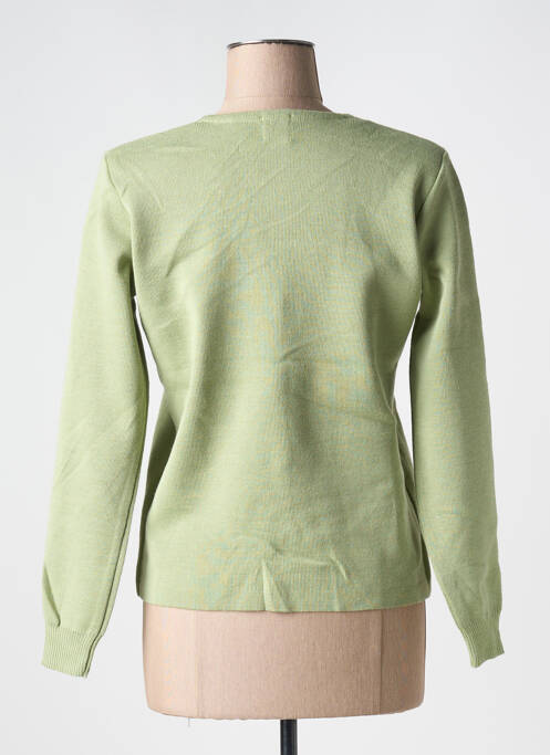 Vestă cu mâneci lungi verde DUGER femeie