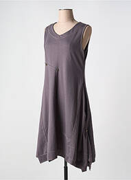 Rochie midi fără mâneci fără mâneci gri INFINI MOI femme