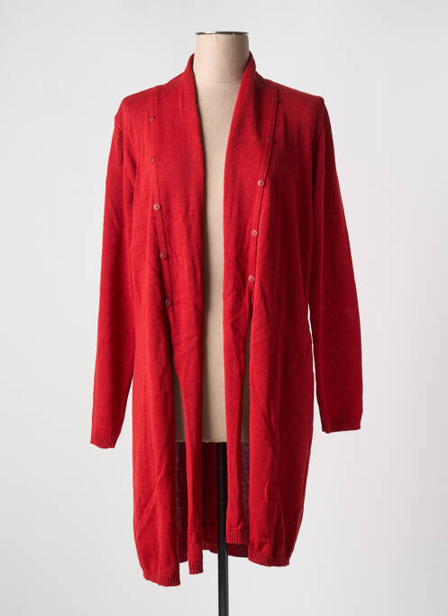 Vestă cu mâneci lungi roșu DUGER femeie