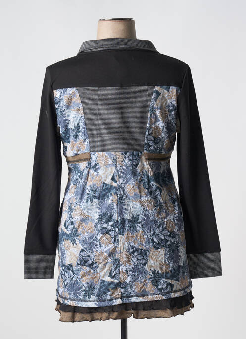 Tunică mâneci lungi negru S.QUISE femeie