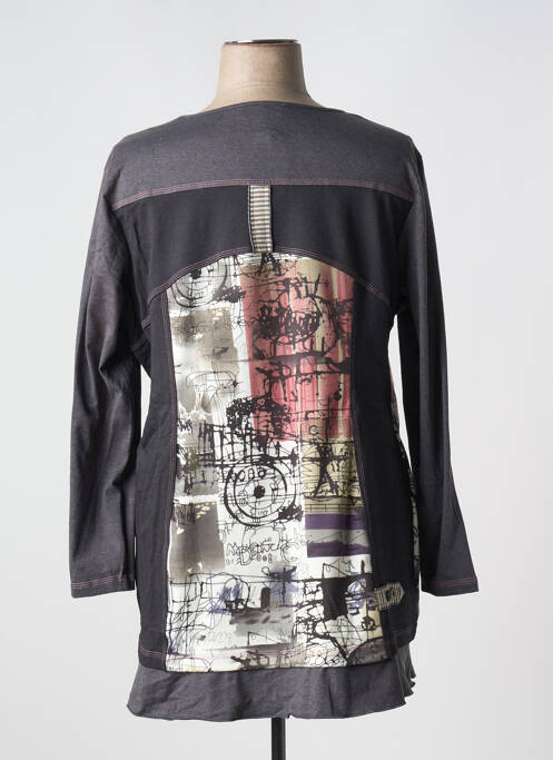 Tunică mâneci lungi gri S.QUISE femeie