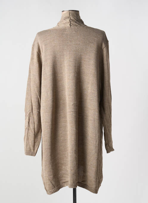 Vestă cu mâneci lungi bej DUGER femeie