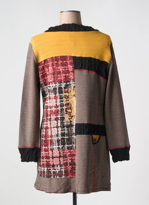 Rochie scurtă bej S.QUISE femeie