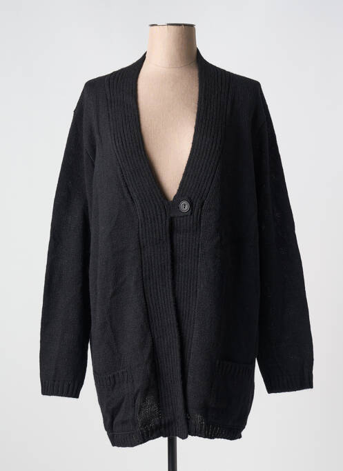 Vestă cu mâneci lungi negru DUGER femeie