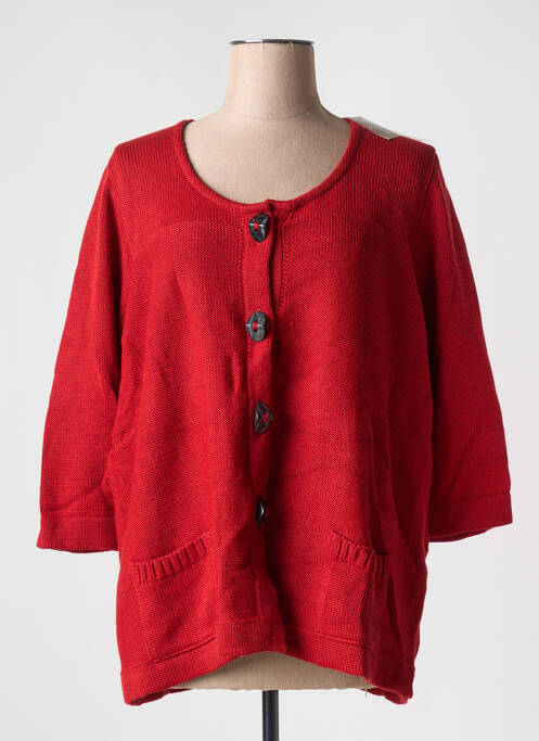 Vestă cu mâneci lungi roșu DUGER femeie