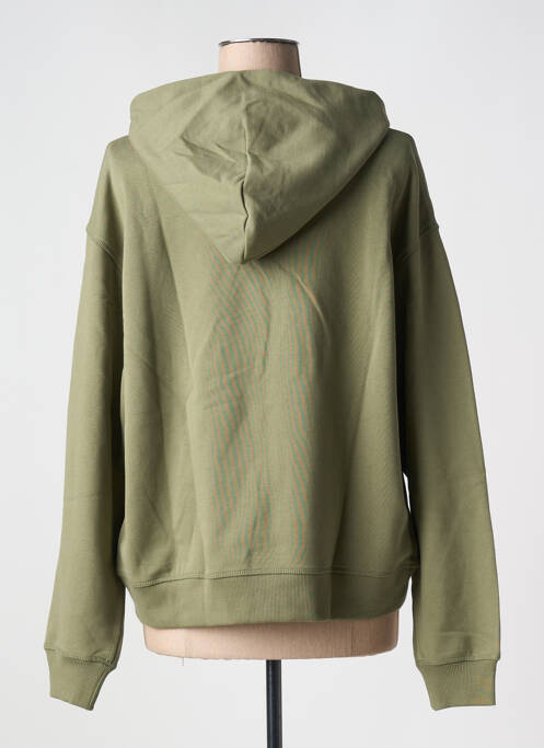 Hanorac cu glugă verde NEW BALANCE femeie